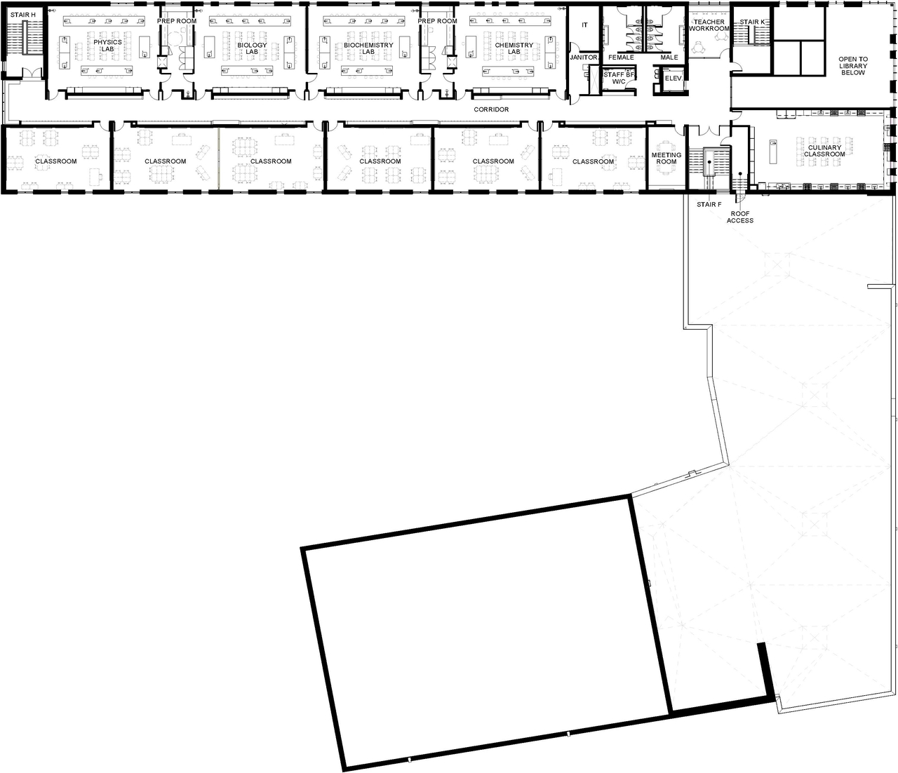 Floor plan for project from page 16 of the file '2025-04-07 - Design Brief & Planning Rationale - D07-12-25-0012'