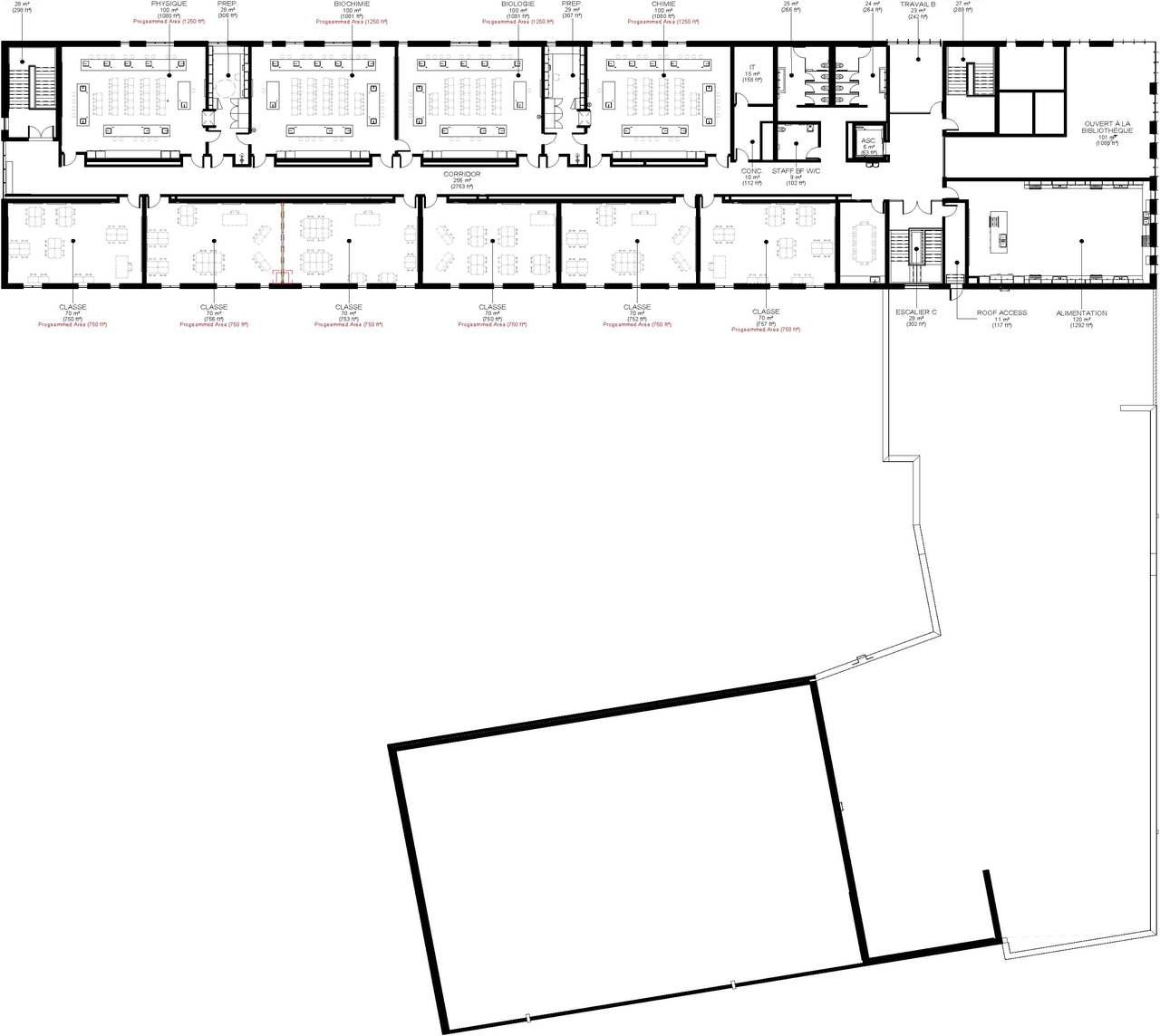 Floor plan for project from page 15 of the file '2025-02-03 - Design Brief & Planning Rationale - D07-12-25-0012'
