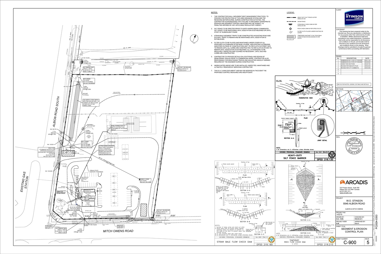 Construction site plan for project from page 88 of the file '2025-04-17 - Design Brief - D07-12-25-0013'