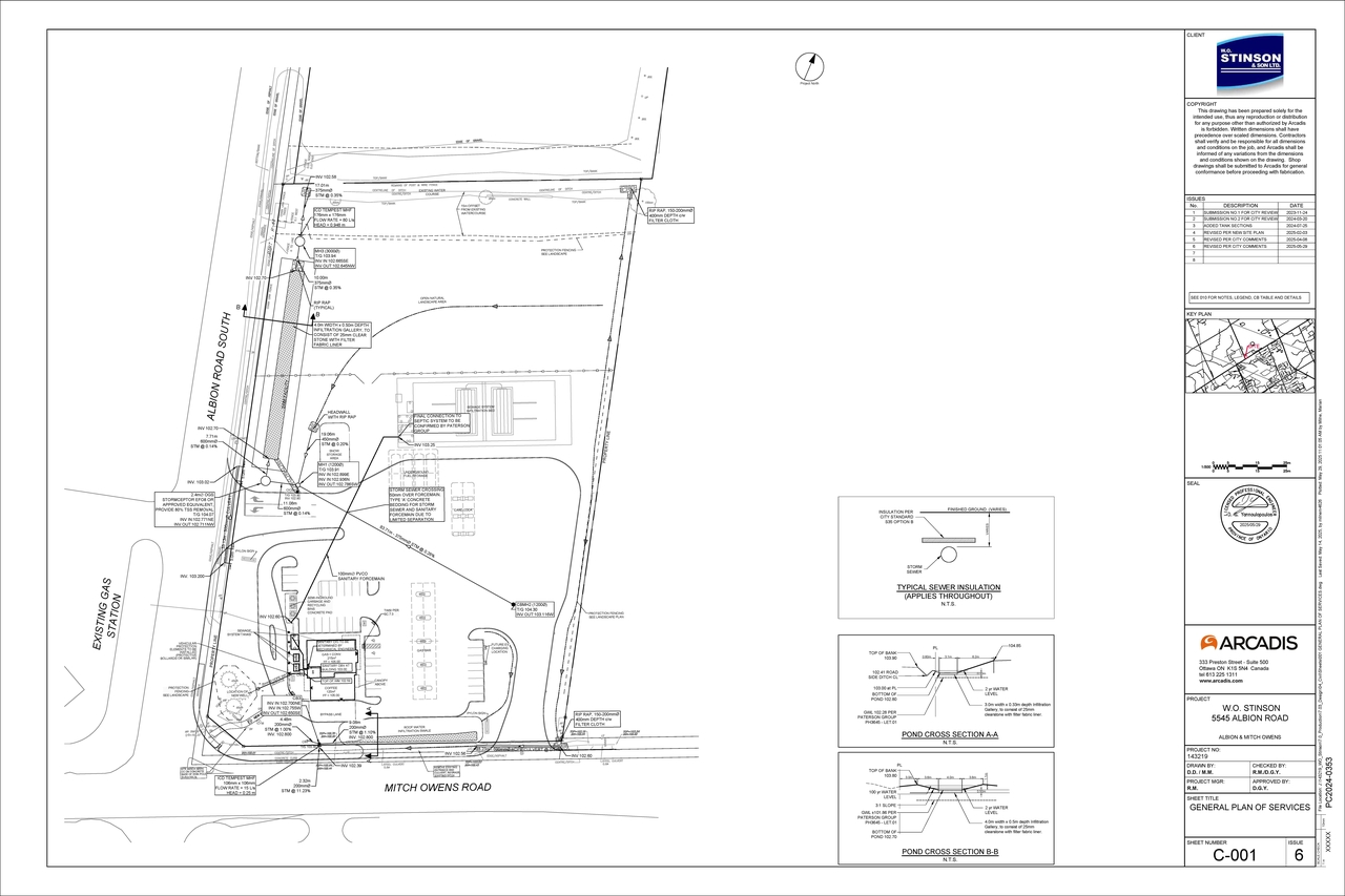 Construction site plan for project from page 28 of the file '2025-06-02 - Design Brief - D07-12-25-0013'