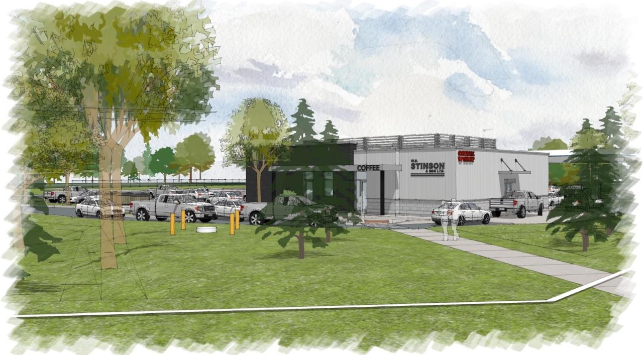 Rendering of building from page 10 of the file '2025-02-03 - Urban Design Brief - D07-12-25-0013'