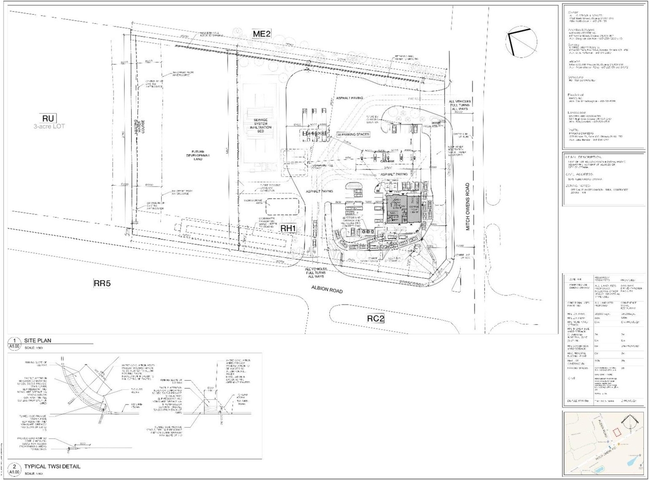 Construction site plan for project from page 29 of the file '2025-02-03 - Urban Design Brief - D07-12-25-0013'