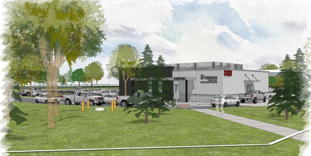 Rendering of building from page 35 of the file '2025-02-03 - Urban Design Brief - D07-12-25-0013'