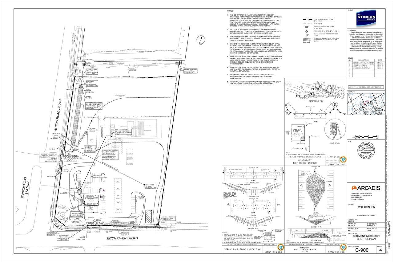 Construction site plan for project from page 85 of the file '2025-02-03 - Design Brief - D07-12-25-0013'