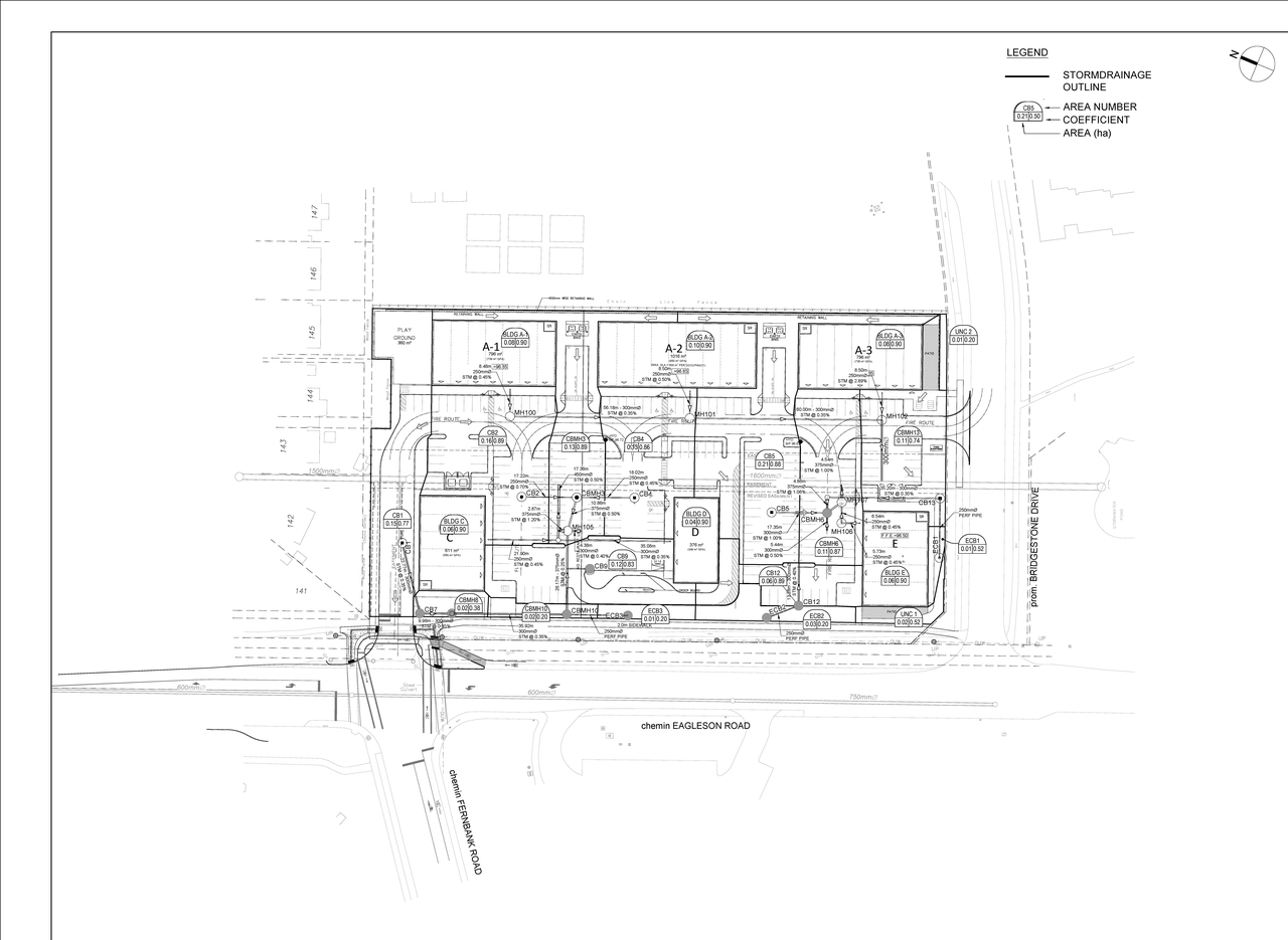 Construction site plan for project from page 77 of the file '2025-07-31 - Design Brief - D07-12-25-0014'