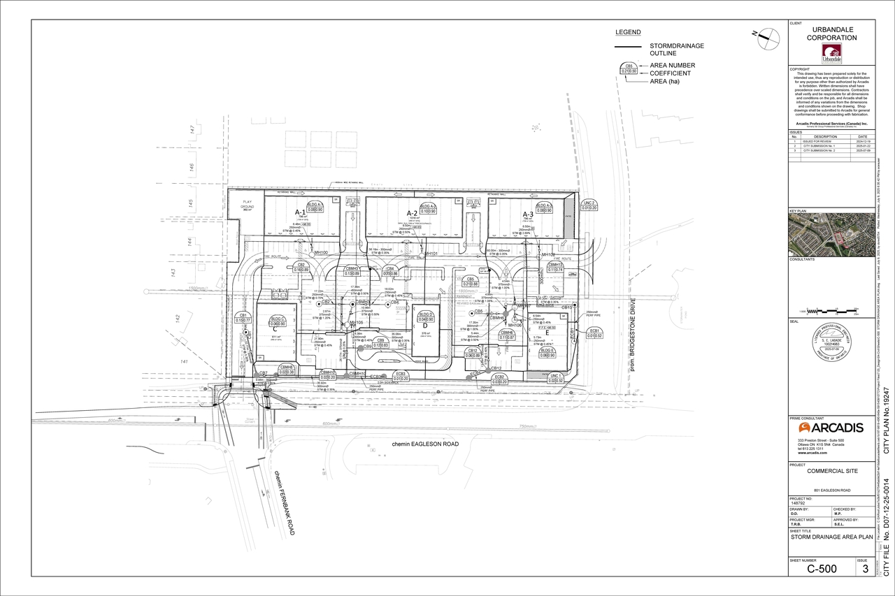Construction site plan for project from page 77 of the file '2025-07-31 - Design Brief - D07-12-25-0014'