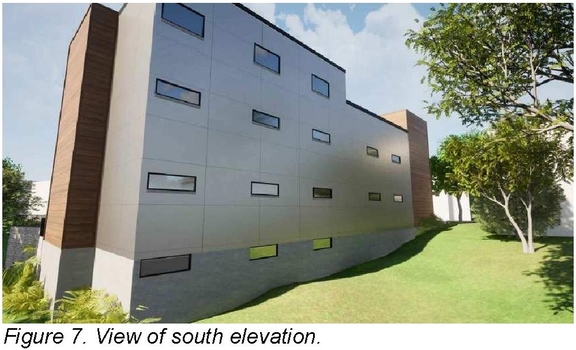 Rendering of building from page 6 of the file '2025-03-03 - Urban Design Brief - D07-12-25-0022'