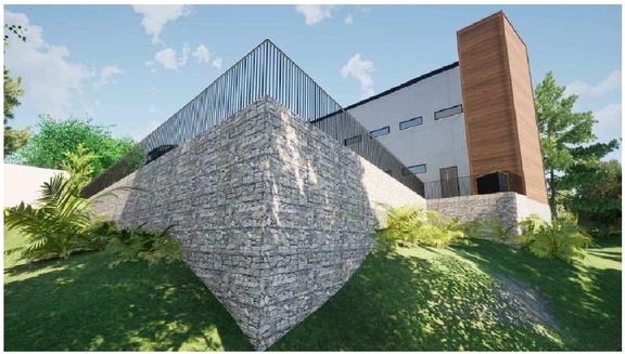 Rendering of building from page 7 of the file '2025-03-03 - Urban Design Brief - D07-12-25-0022'