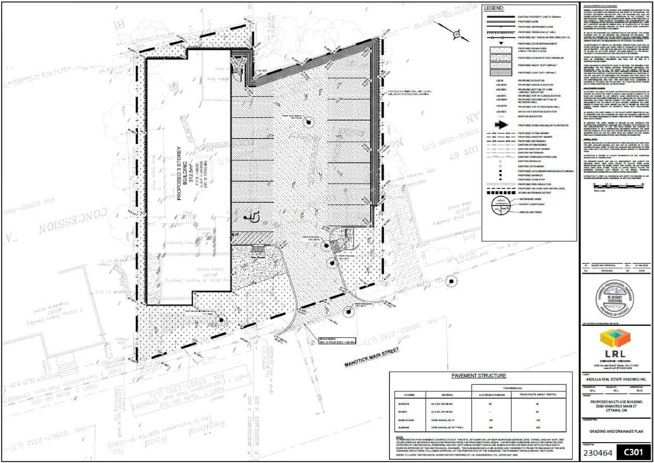 Construction site plan for project from page 30 of the file '2025-03-03 - Urban Design Brief - D07-12-25-0022'