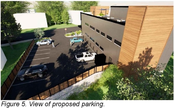 Rendering of building from page 6 of the file '2025-11-28 - Urban Design Brief - D07-12-25-0022'