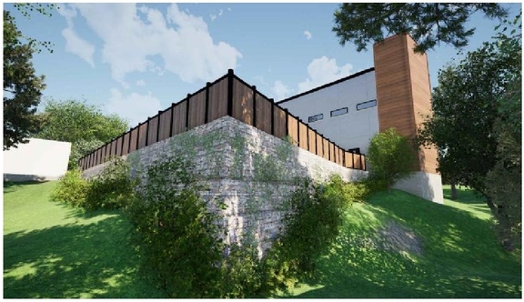 Rendering of building from page 7 of the file '2025-11-28 - Urban Design Brief - D07-12-25-0022'