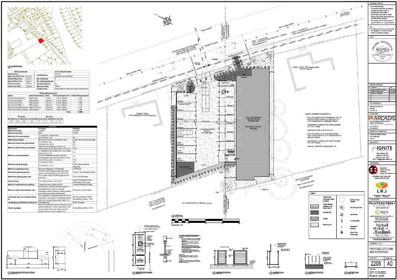 Construction site plan for project from page 21 of the file '2025-11-28 - Urban Design Brief - D07-12-25-0022'