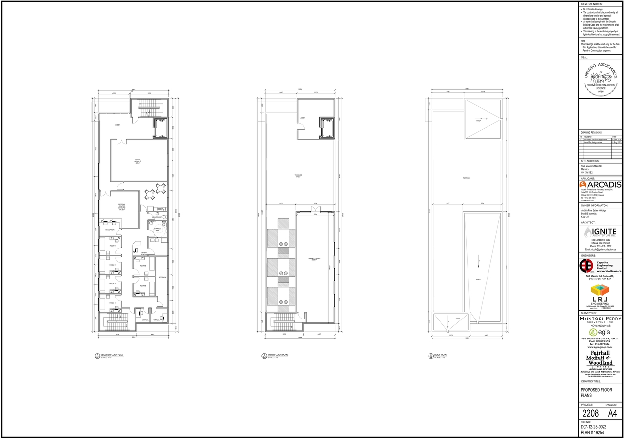 Floor plan for project from page 2 of the file '2025-08-14 - Floor Plans - D07-12-25-0022'