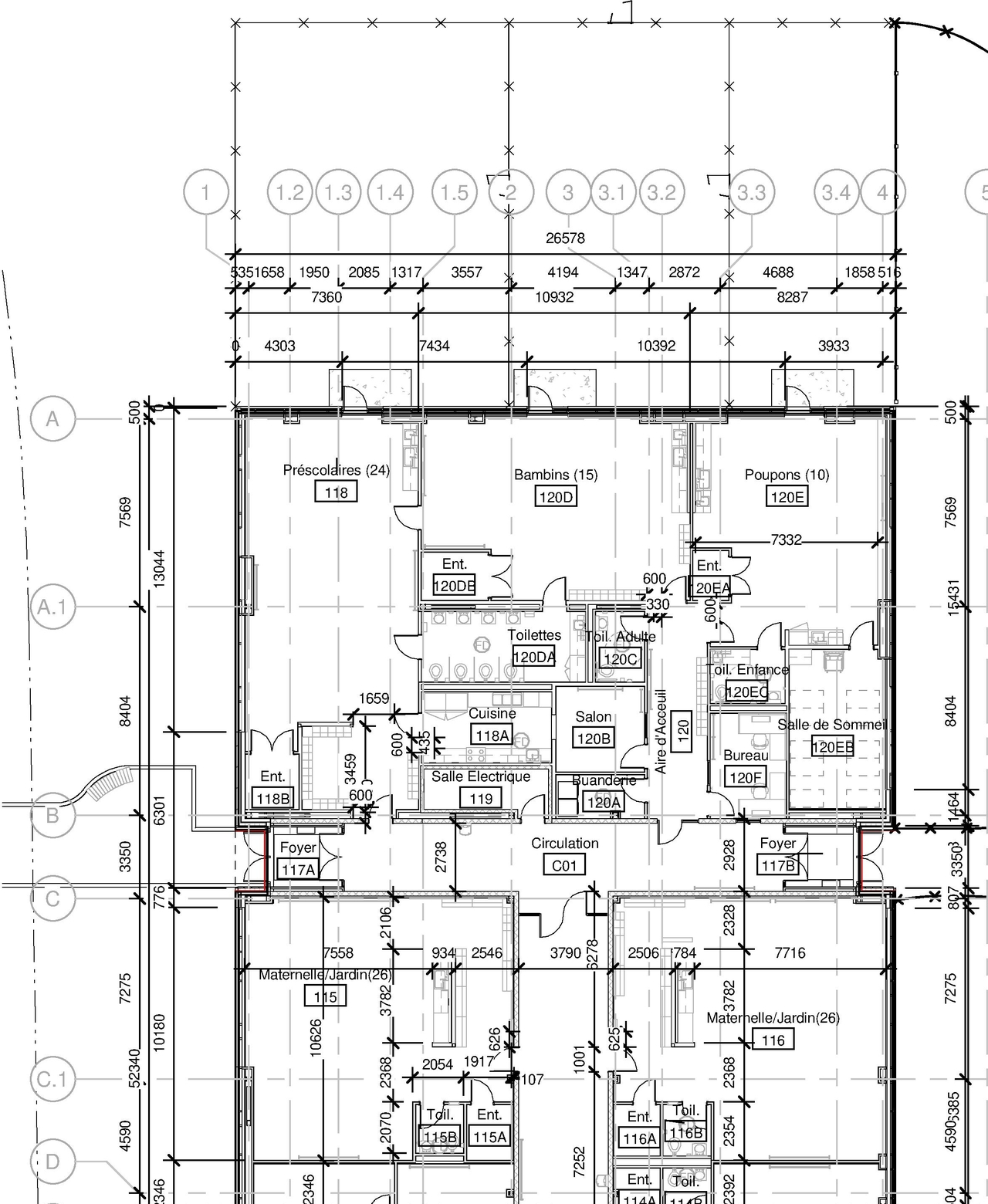 Construction site plan for project from page 2 of the file '2025-06-20 - Floor Plan &Elevations - D07-12-25-0023'