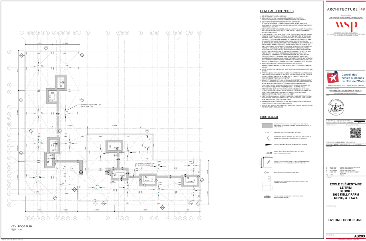 Floor plan for project from page 4 of the file '2025-06-20 - Floor Plan &Elevations - D07-12-25-0023'