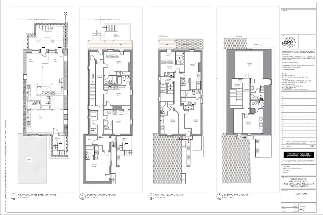 Floor plan for project from page 1 of the file '2025-07-03 -Floor Plans A2 - D07-12-25-0027'