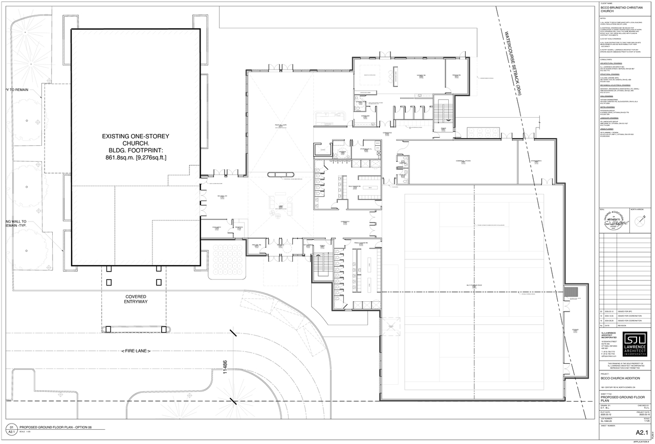 Floor plan for project from page 2 of the file '2025-03-13 - Floor Plans - D07-12-25-0033'