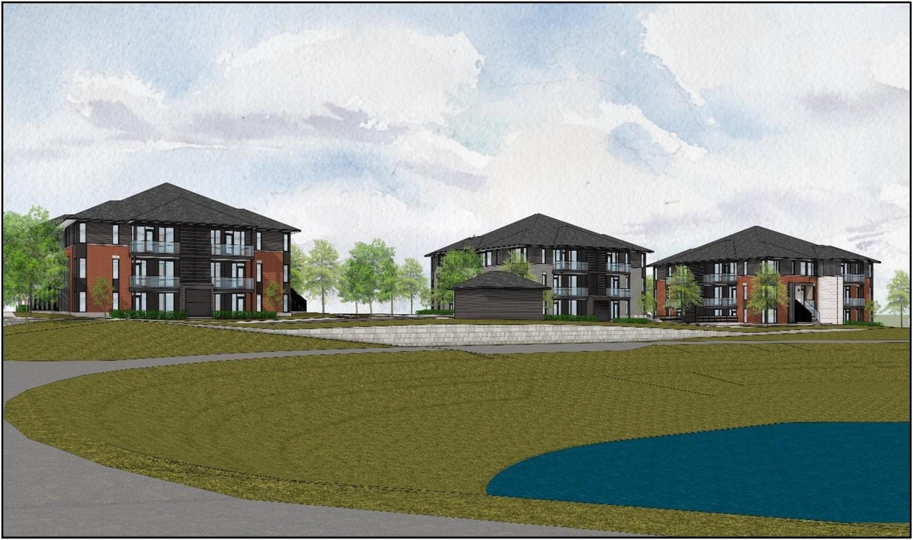 Rendering of building from page 17 of the file '2025-03-27 - Urban Design Brief - D07-12-25-0039'