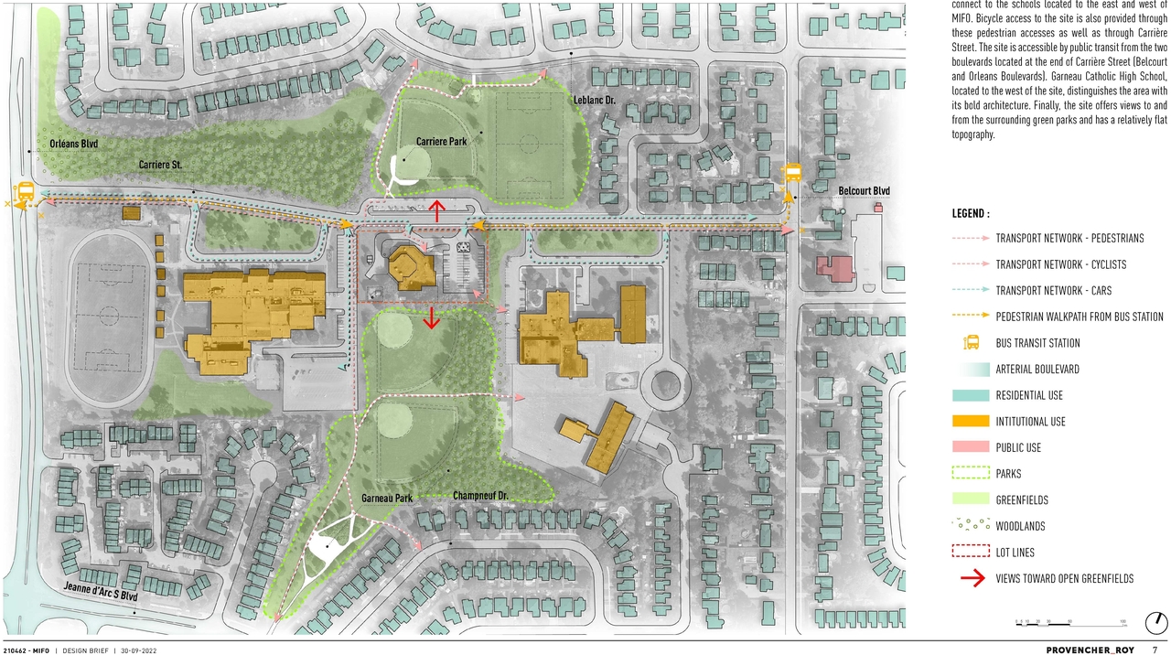 Construction site plan for project from page 7 of the file '2025-03-28 - Design Brief - D07-12-25-0040'