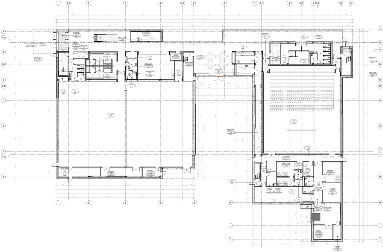 Floor plan for project from page 22 of the file '2025-03-28 - Design Brief - D07-12-25-0040'