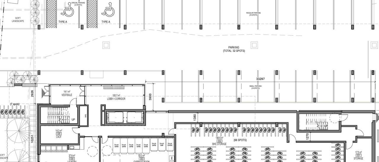 Floor plan for project from page 2 of the file '2025-05-02 - Floor Plans - D07-12-25-0057'