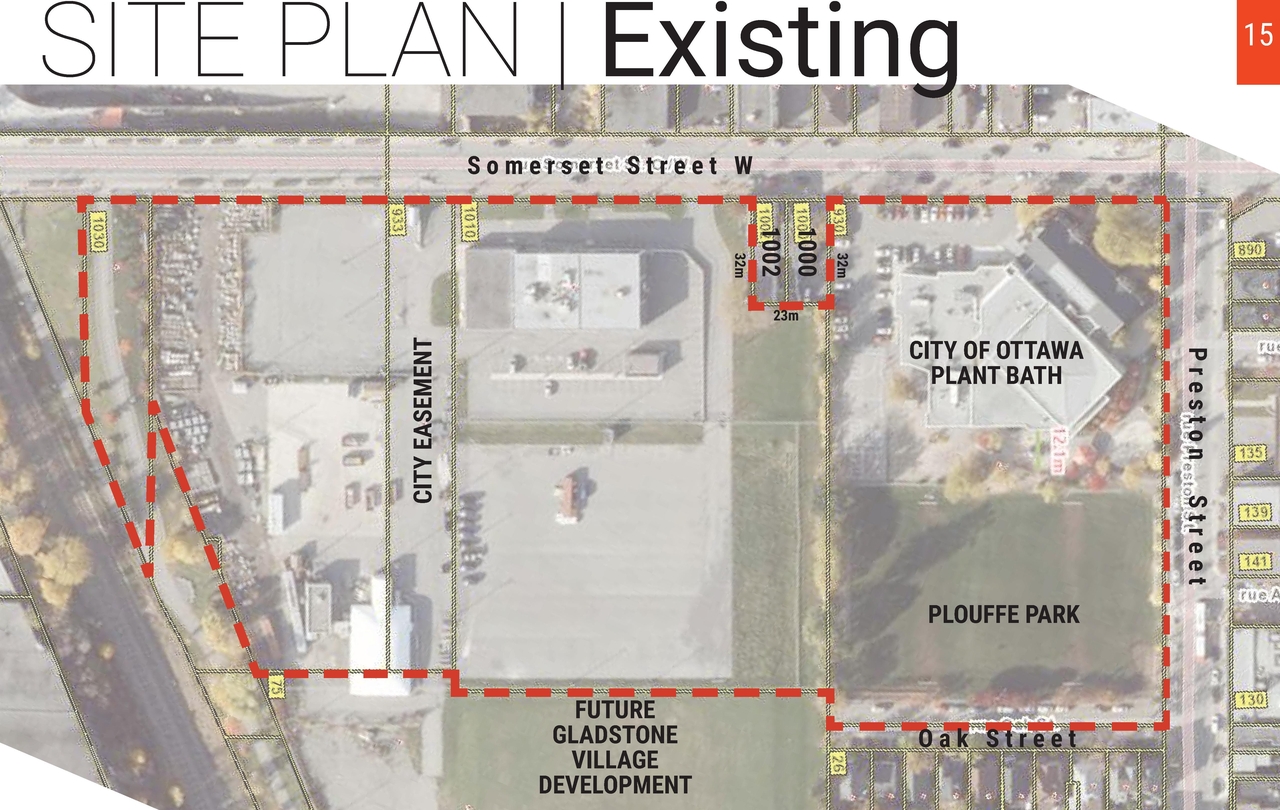 Construction site plan for project from page 19 of the file '2025-04-30 - Urban Design Review Panel Report - D07-12-25-0060'