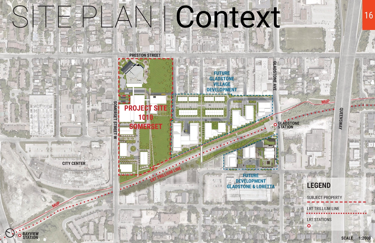 Construction site plan for project from page 20 of the file '2025-04-30 - Urban Design Review Panel Report - D07-12-25-0060'