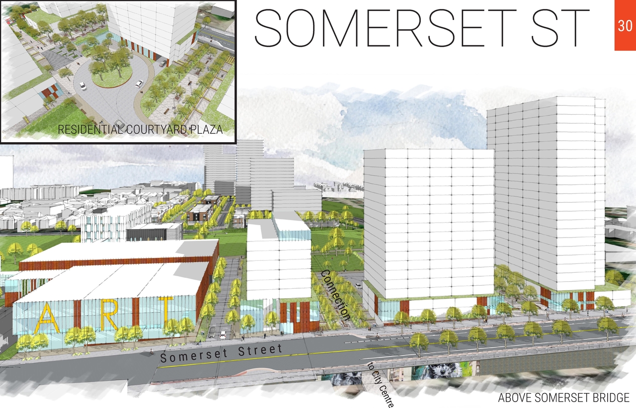 Rendering of building from page 34 of the file '2025-04-30 - Urban Design Review Panel Report - D07-12-25-0060'
