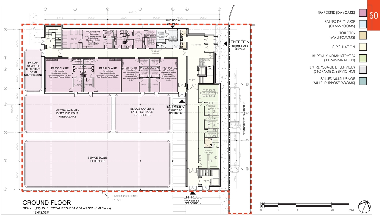 Floor plan for project from page 64 of the file '2025-04-30 - Urban Design Review Panel Report - D07-12-25-0060'