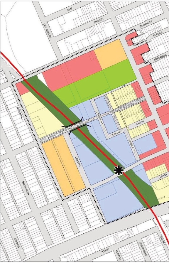 Construction site plan for project from page 7 of the file '2025-04-30 - Urban Design Review Panel Report - D07-12-25-0060'