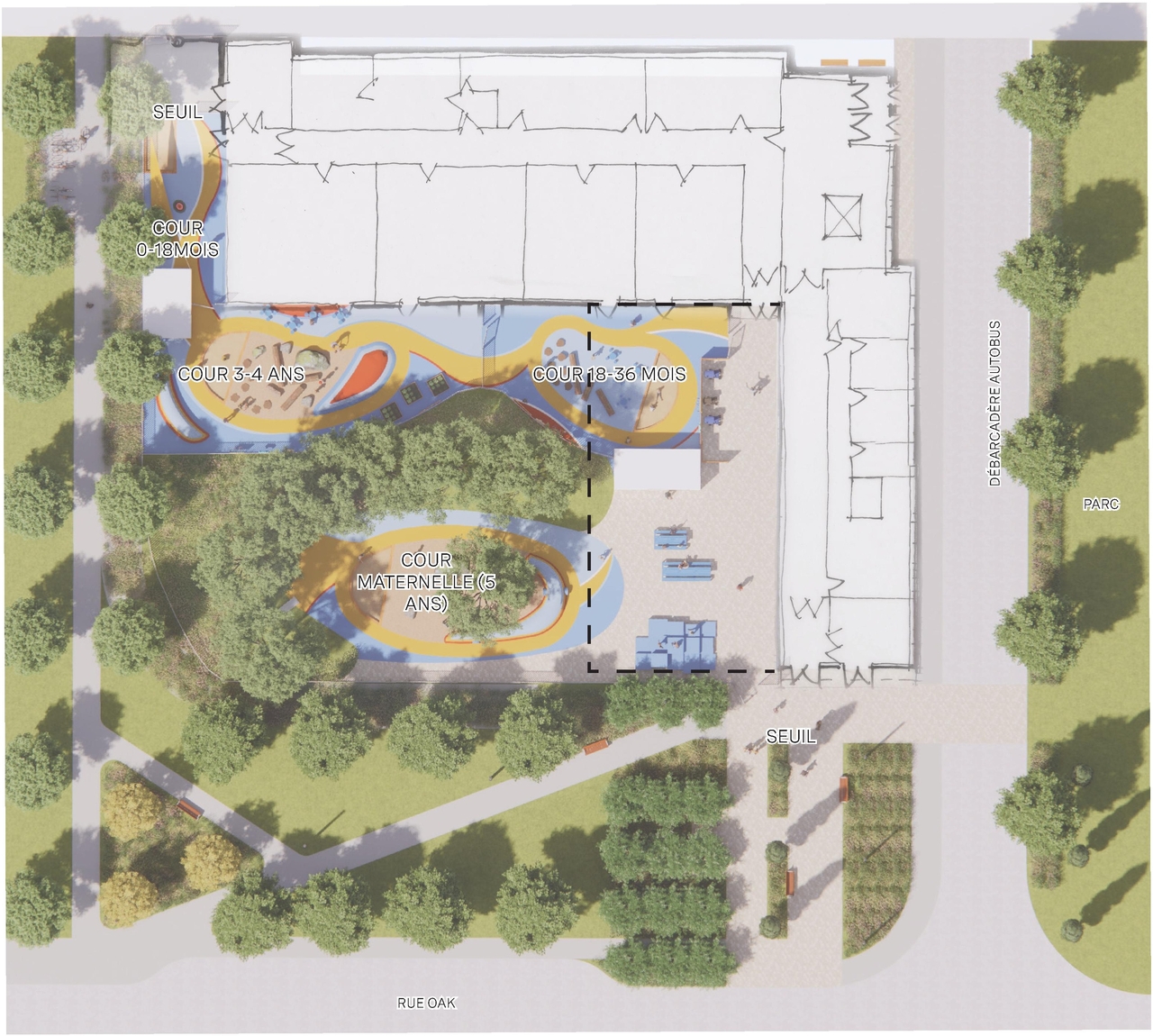 Construction site plan for project from page 73 of the file '2025-04-30 - Urban Design Review Panel Report - D07-12-25-0060'