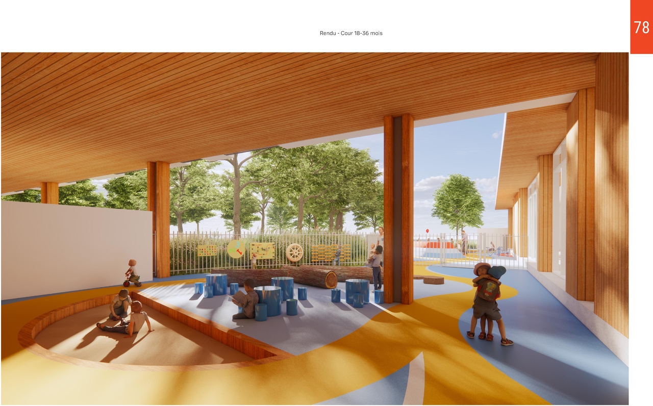 Rendering of building from page 82 of the file '2025-04-30 - Urban Design Review Panel Report - D07-12-25-0060'