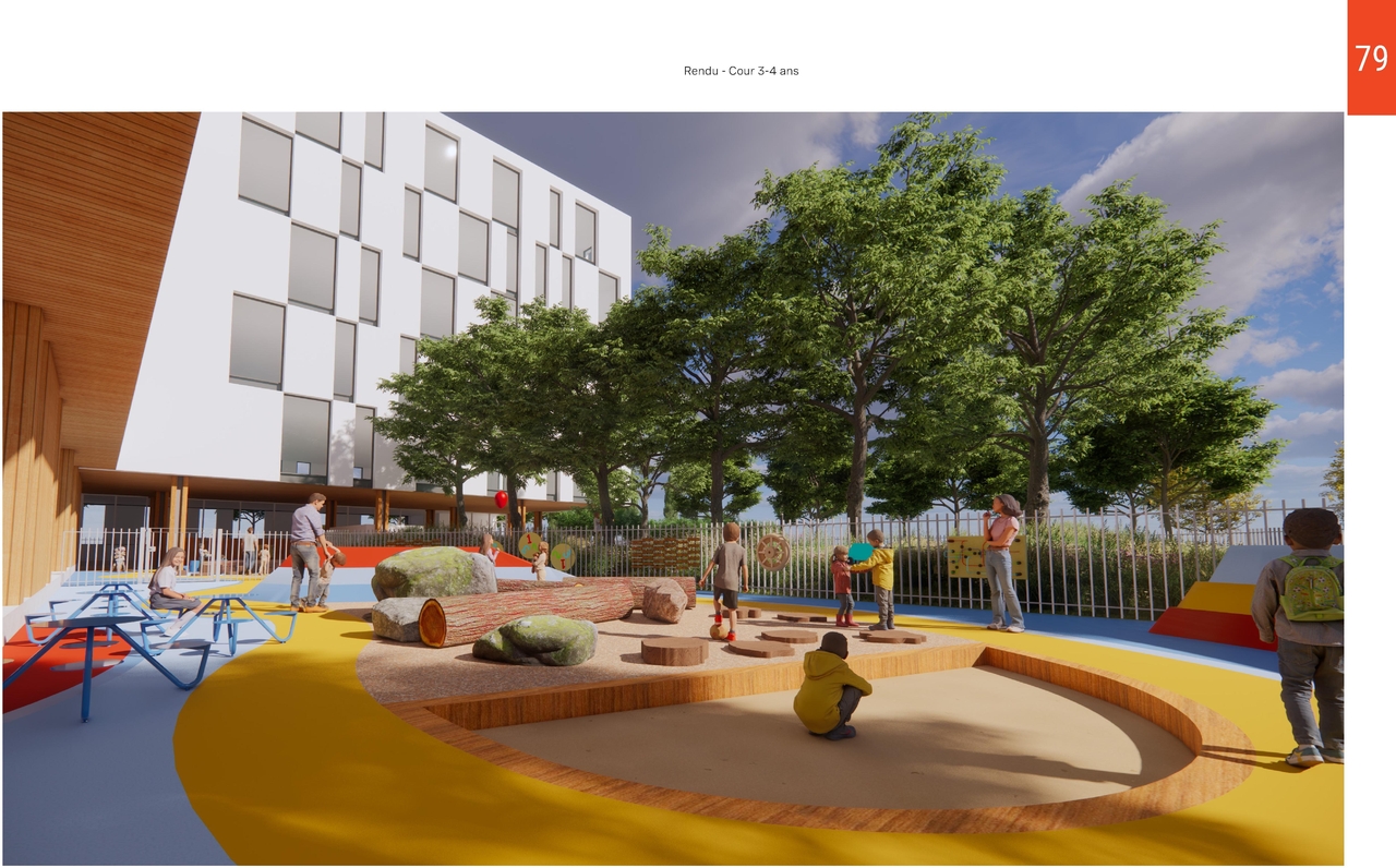 Rendering of building from page 83 of the file '2025-04-30 - Urban Design Review Panel Report - D07-12-25-0060'