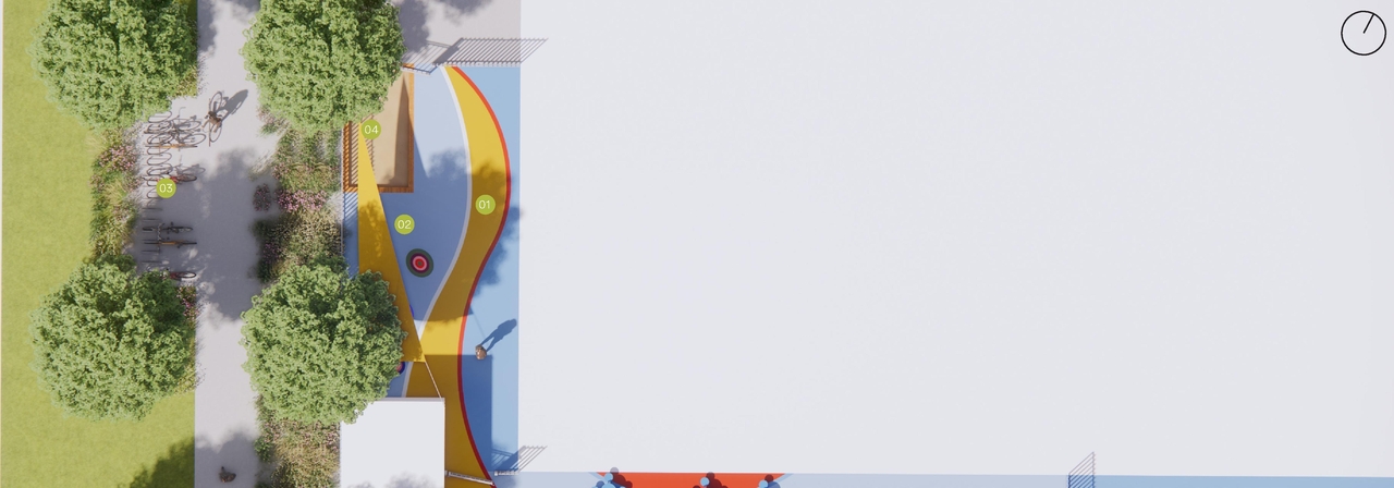 Construction site plan for project from page 85 of the file '2025-04-30 - Urban Design Review Panel Report - D07-12-25-0060'