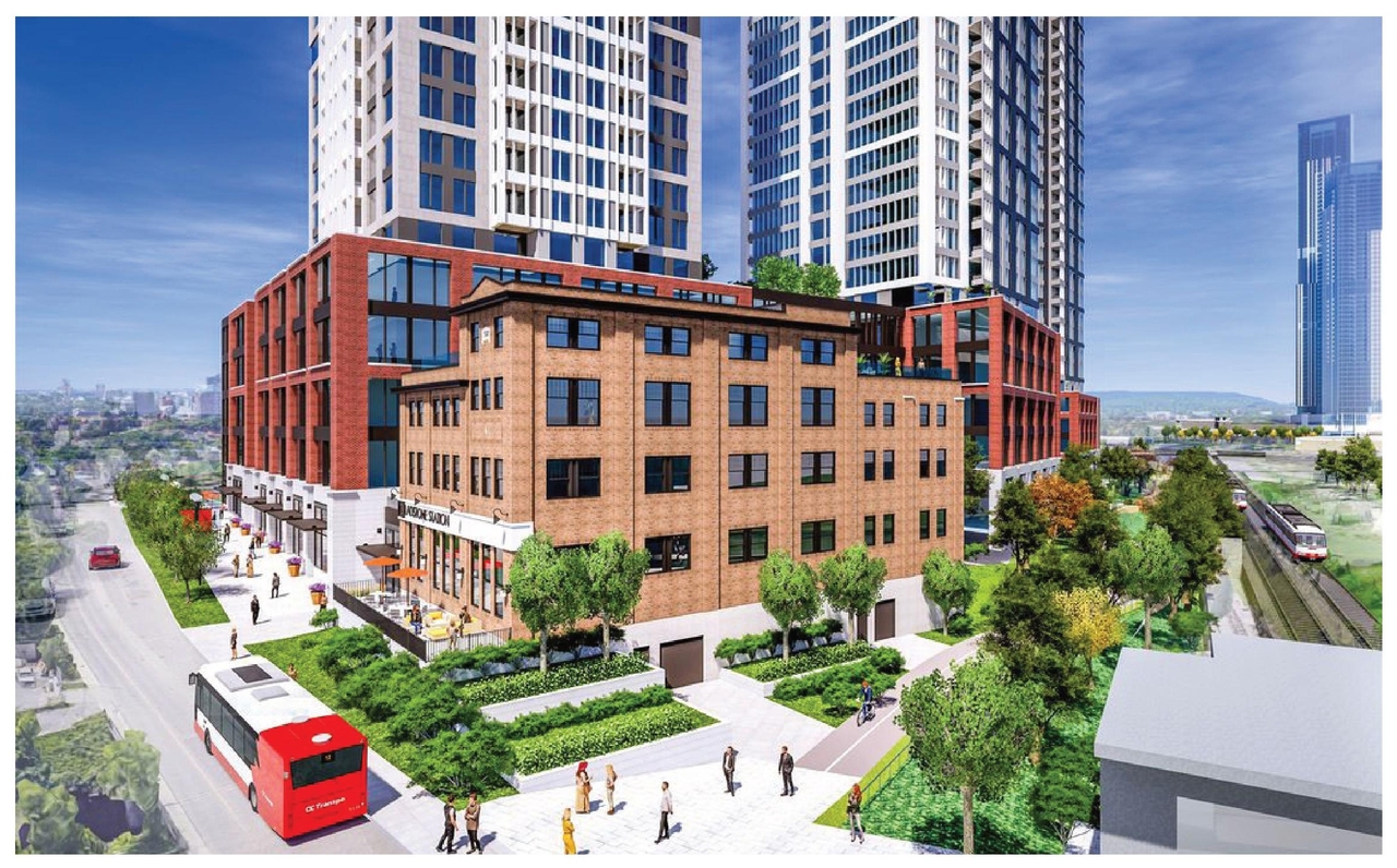 Construction site plan for project from page 9 of the file '2025-04-30 - Urban Design Review Panel Report - D07-12-25-0060'