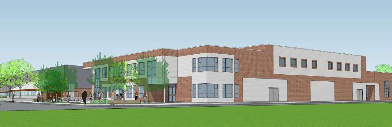 Rendering of building from page 15 of the file '2025-05-05 - Urban Design Brief - D07-12-25-0062'