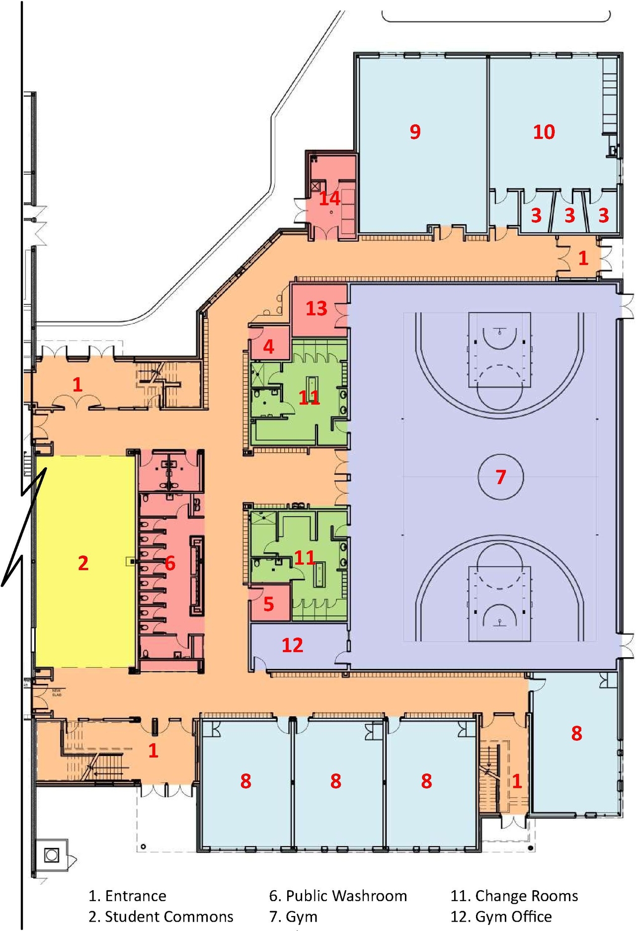 Floor plan for project from page 16 of the file '2025-05-05 - Urban Design Brief - D07-12-25-0062'