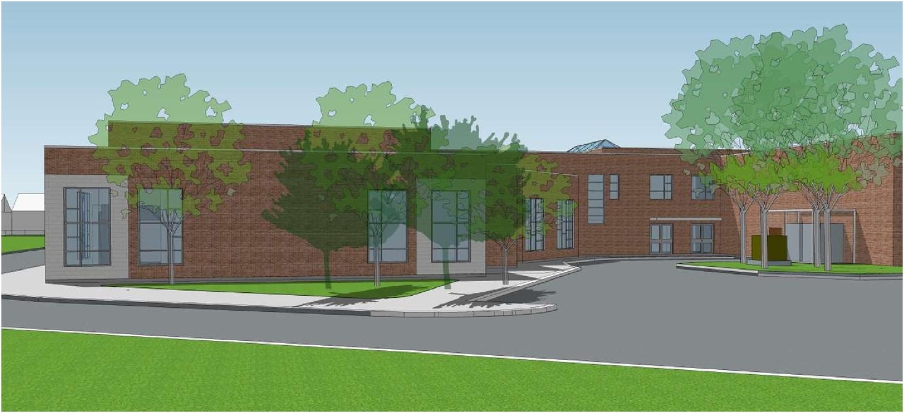 Rendering of building from page 19 of the file '2025-05-05 - Urban Design Brief - D07-12-25-0062'