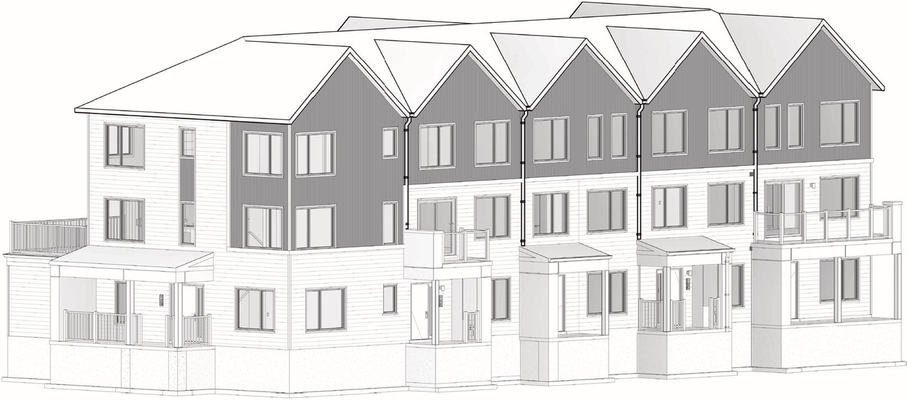 Rendering of building from page 11 of the file '2025-05-07 - Urban Design Brief - D07-12-25-0063'