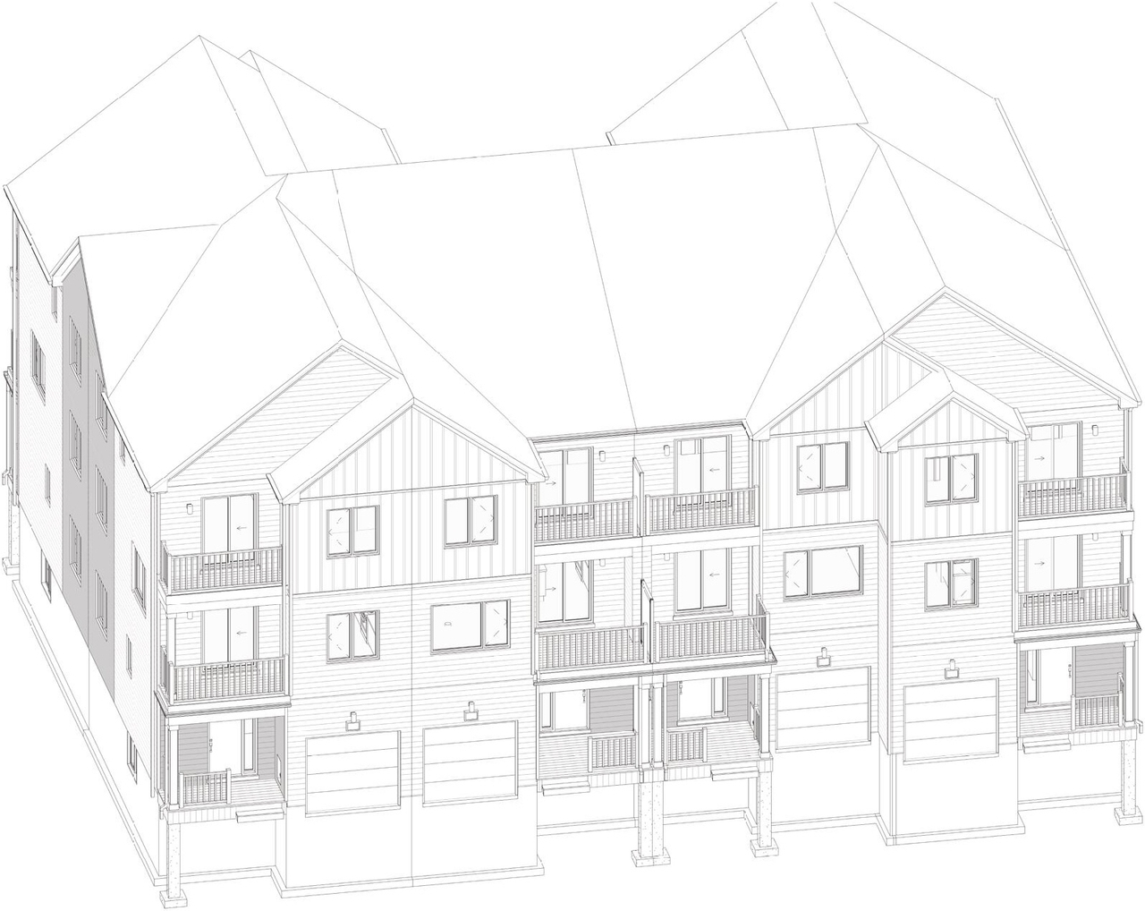 Rendering of building from page 12 of the file '2025-05-07 - Urban Design Brief - D07-12-25-0063'