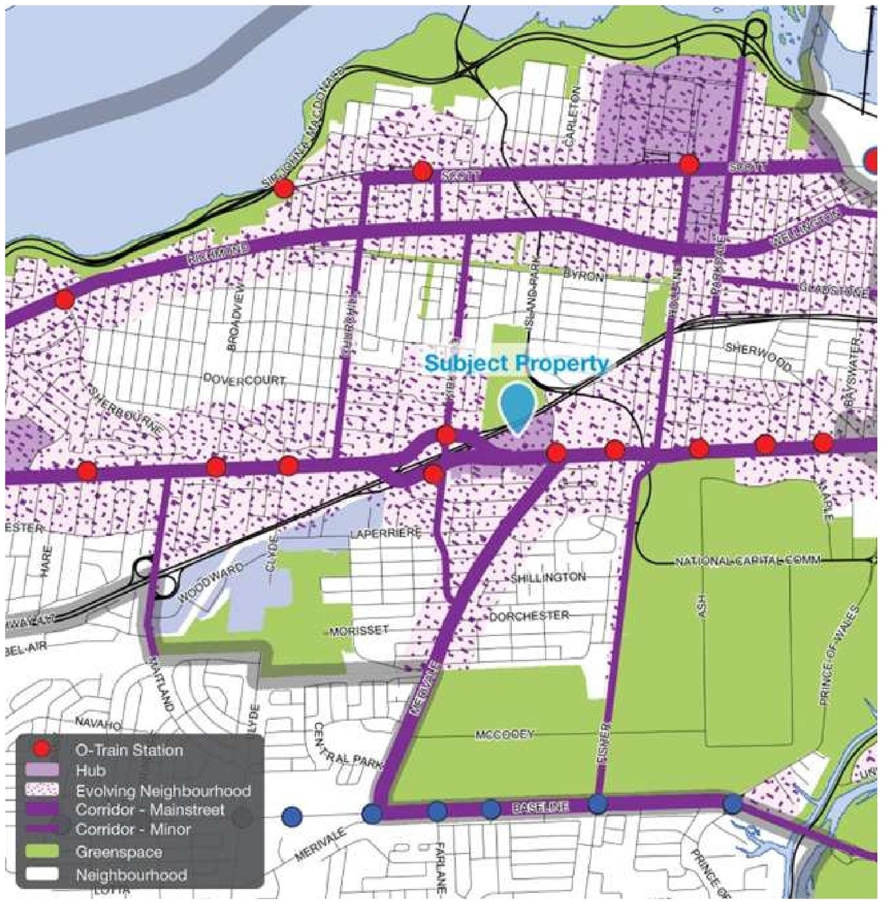 Construction site plan for project from page 9 of the file '2025-05-13 - Urban Design Brief - D07-12-25-0064'