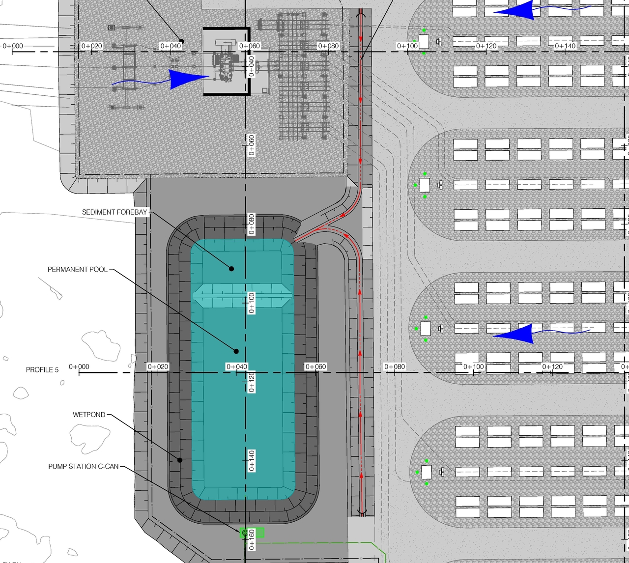 Construction site plan for project from page 1 of the file '2025-10-31 - Plan View Sections 1 - D07-12-25-0067'