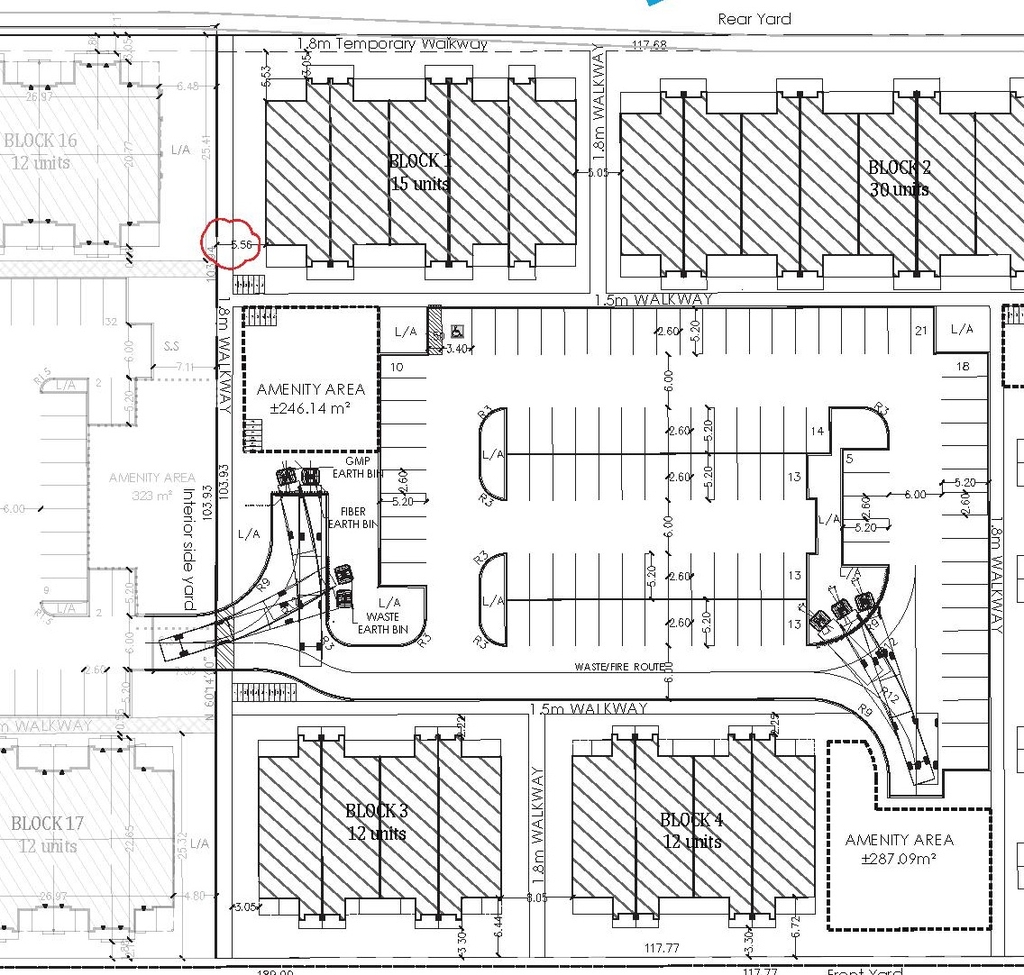 Construction site plan for project from page 14 of the file '2025-05-16 - Urban Design Brief - D07-12-25-0068'