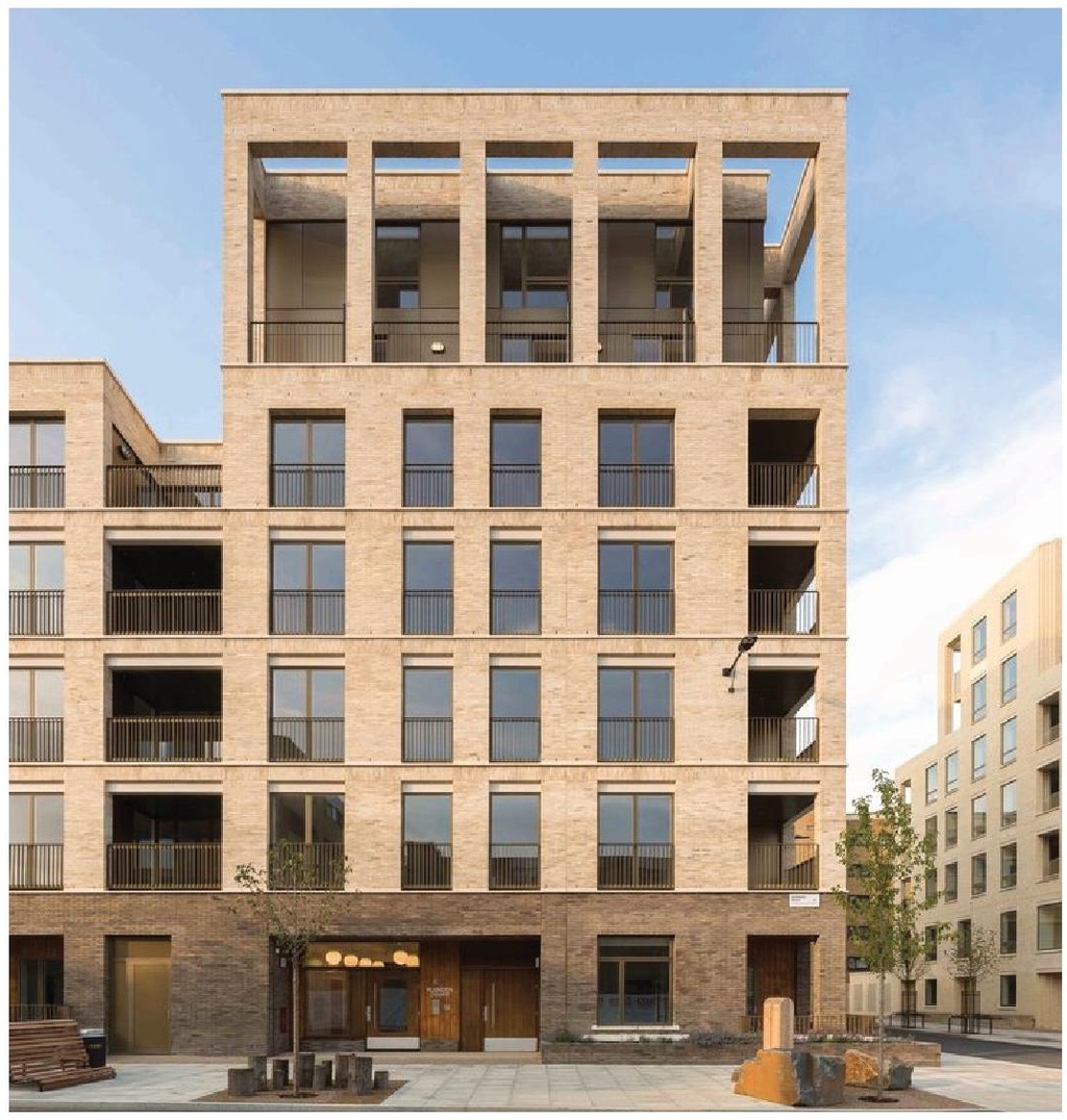Rendering of building from page 29 of the file '2025-05-27 - Urban Design Brief - D07-12-25-0071'