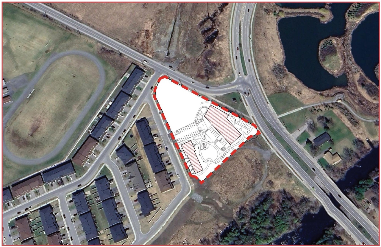 Construction site plan for project from page 39 of the file '2025-05-27 - Urban Design Brief - D07-12-25-0071'