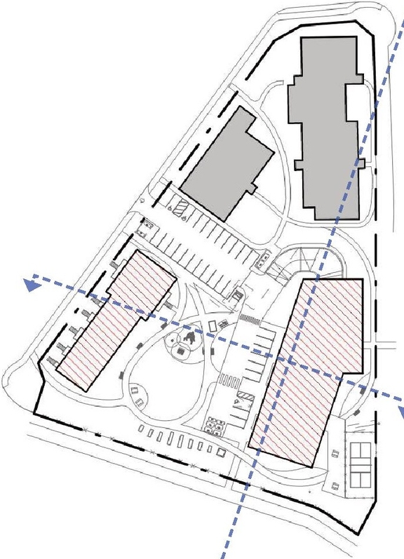 Construction site plan for project from page 42 of the file '2025-05-27 - Urban Design Brief - D07-12-25-0071'