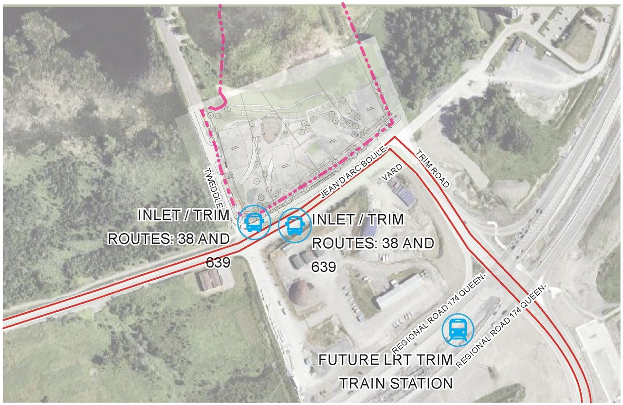 Construction site plan for project from page 33 of the file '2025-06-02 - Design Brief - D07-12-25-0073'