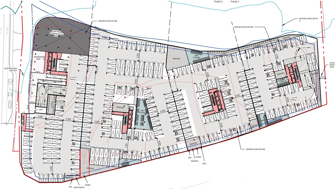 Construction site plan for project from page 41 of the file '2025-06-02 - Design Brief - D07-12-25-0073'