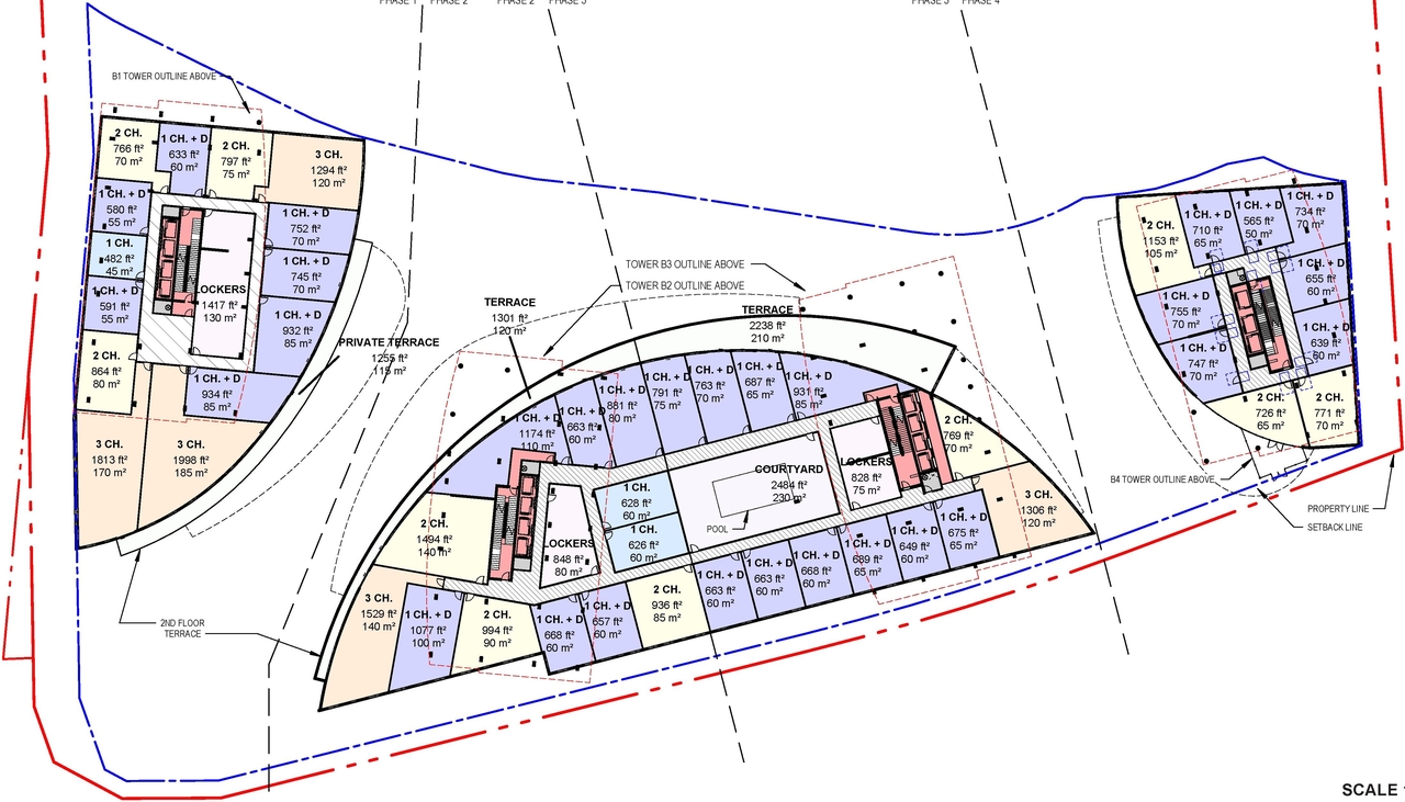 Construction site plan for project from page 43 of the file '2025-06-02 - Design Brief - D07-12-25-0073'