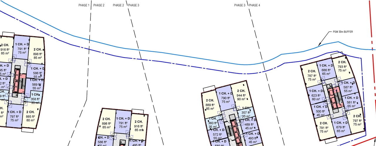 Construction site plan for project from page 45 of the file '2025-06-02 - Design Brief - D07-12-25-0073'